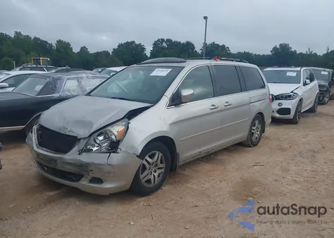 2005 Honda Odyssey Ex-L из США, поврежденный, VIN 5FNRL38665B054615